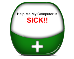 Help me. My computer is sick